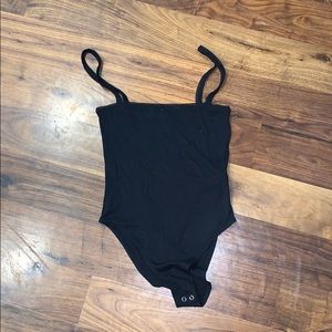 Lack square neck body suit